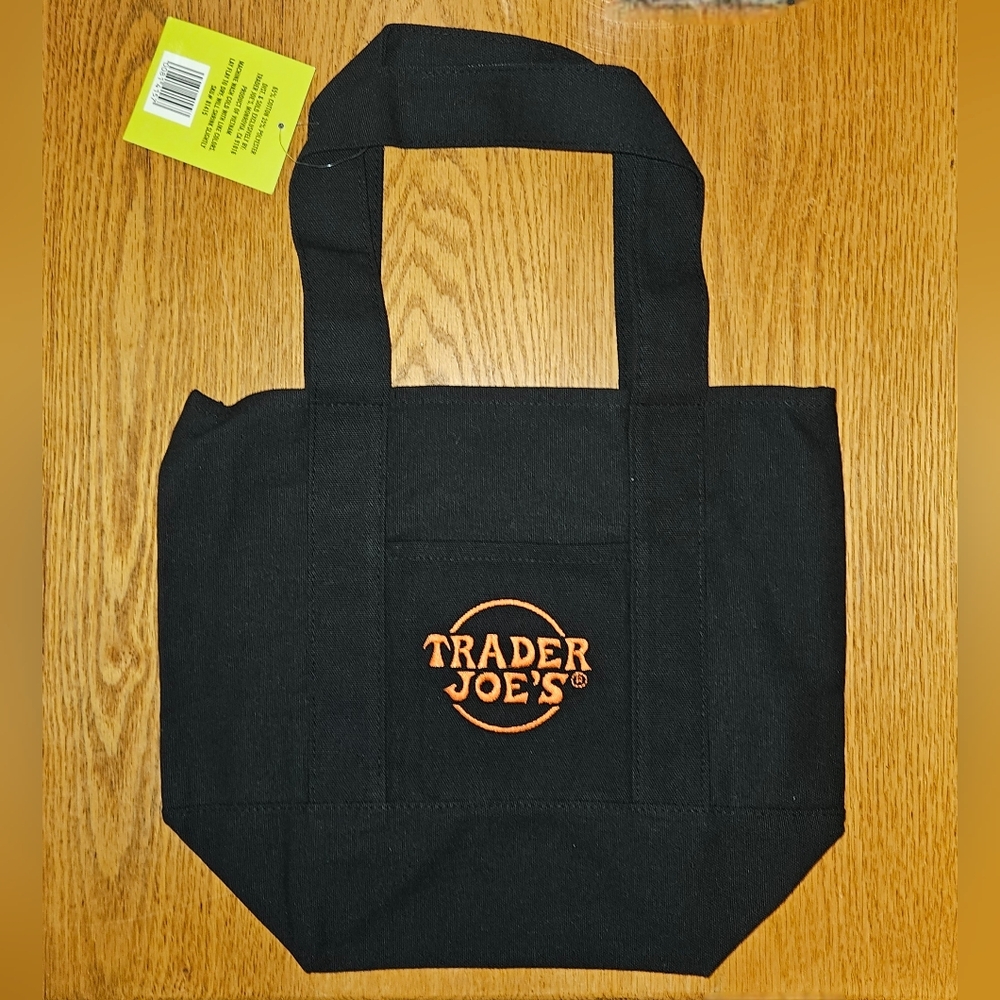 Trader Joes Mini Halloween Canvas Trick or Treat Tote Bag